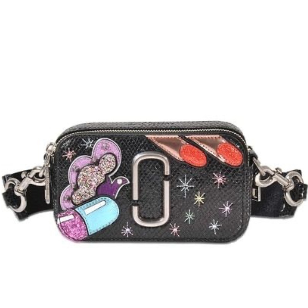 Marc Jacobs X Julie Verhoeven Leather Python Snake Snapshot Camera Bag - Picture 16 of 16